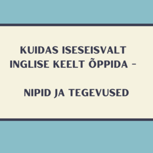 Nippide ja tegevuste töötuba 25.09 kell 18-19